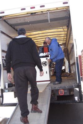The two guys we hired to help with the big stuff