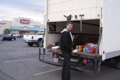 Stopping in Mesquite to get champagne for New Year's