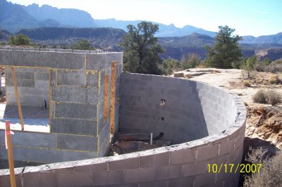 Our outdoor shower