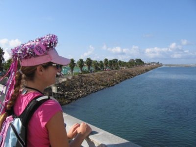 Jessica along the LONG trail