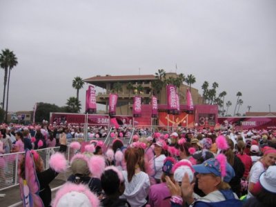 The opening ceremonies, 6 am in San Diego