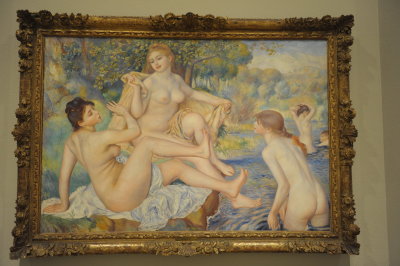 Seemingly the Barnes collection is far better for Renoir and other painters of this period. The collection will soon be moved to Philadelphia. We couldn't visit because it was all sold off until after we return. But you don't need to wait two months like guides say. Just try to book a ticket on-line.