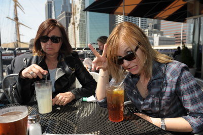 One good and one bad drink. 
