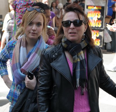 Some tourists.