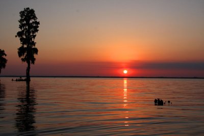 Sunset on Lake des Allemands