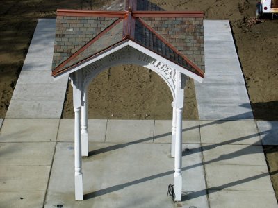 Original Gazebo being Restored