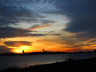 Sunset on the Mississippi River--Again