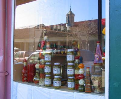 Window in Central Grocery  With Reflections on February 11, 2006