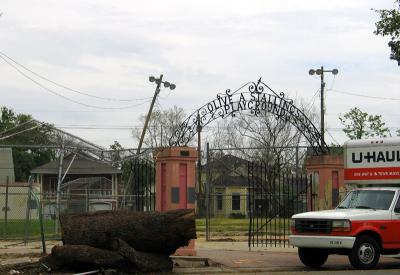 Entrance to Stallings Playground