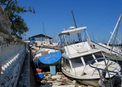 Municipal Yatch Harbor Seven and One-Half Months After Katrina