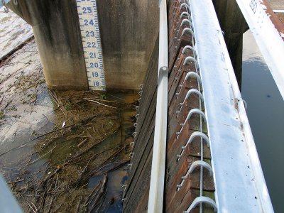 March 27, 2008 -Spillway Needles and Gauge