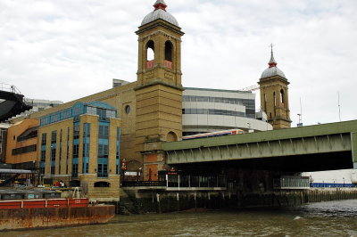 Cannon Street Railway Bridge with original train shed tower