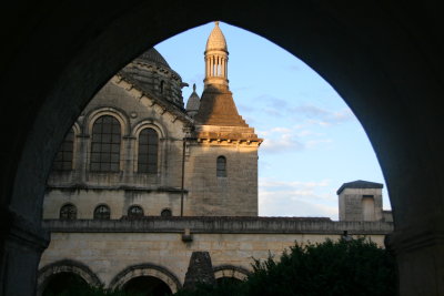 Through the cloister