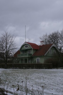 One of the villas