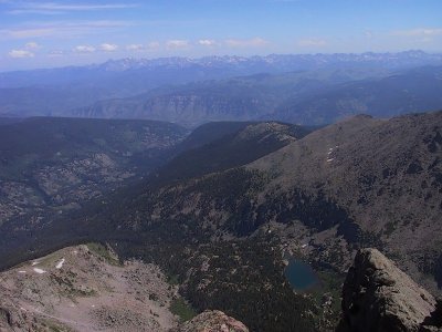 Look'g NE'ly, Lake Patricia Below