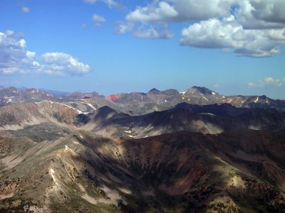 Closer Shot of Red Mountain