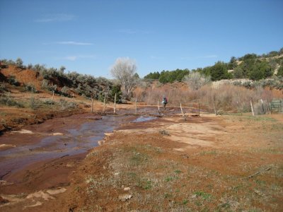 Descending Kane Gulch, Near Trailhead