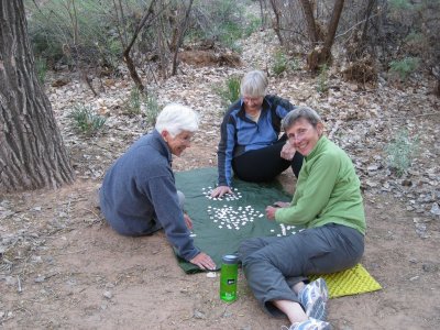 Playing Bananagram in the Primitive Gulch