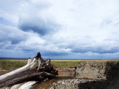 Stream and Sky