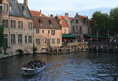 Brugge - Canal Boat