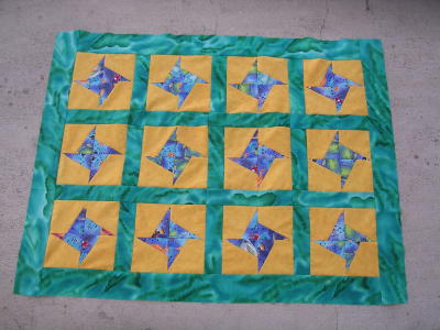Linus quilt - top only. Finished 2/13/06, 34 x 43