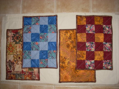 Quilted Placemats made for sale.  5/08