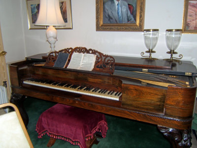         Piano in the Historic Gertrude Smith House
