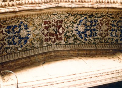Sethi Mansion-detail of doorway arch