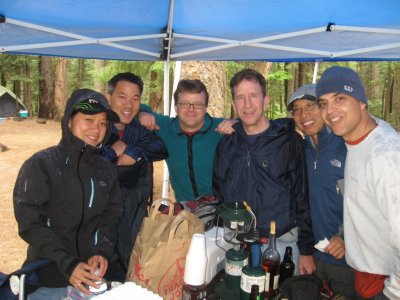 Wee...camping in the rain !