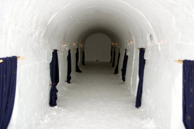 Some of the room in the icehotel