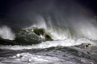 Big Storm Seaspray Cornwall
