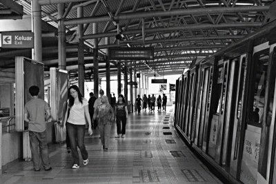 (10th/Tie) At the LRT stationby Tabrizi