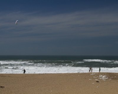 Kite flying near Half Moon Bay