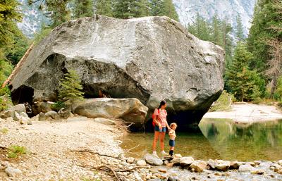1974 Becky & Sean in Yosemite-1