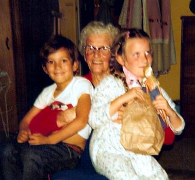 Sean, Great Grandma and Rachel