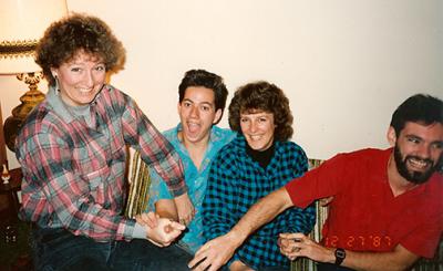 1987 Linda, Sean, Marta & Mark