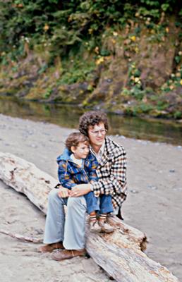 1974 Sean and Zane Oregon Coast