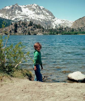 1974-Sean at Lake Tenaya