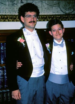 1985 Sean and Dad