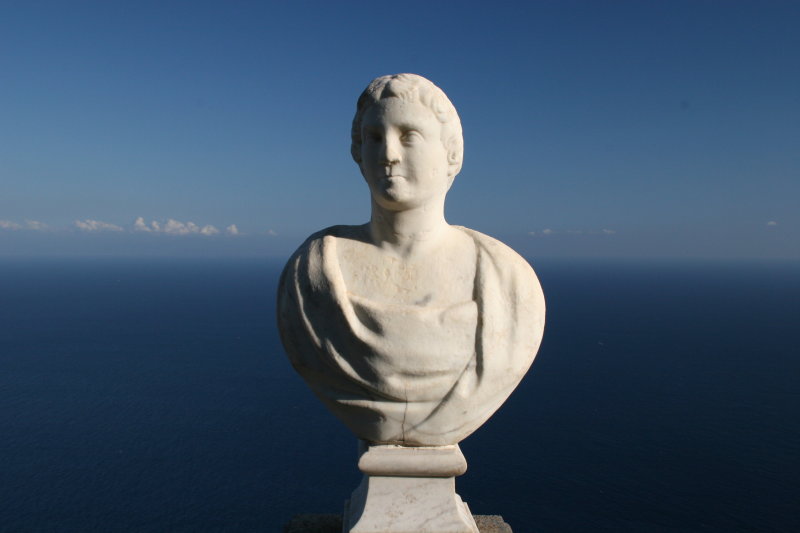 lovely lookout at Villa Cimbrone