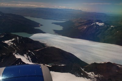Perito Moreno glacier from air