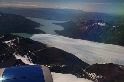 Perito Moreno glacier from air