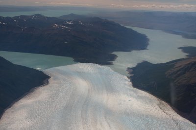 Perito Moreno glacier from air