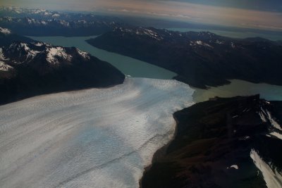 Perito Moreno glacier from air