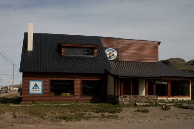 our hostel in a small mountain village of El Chalten