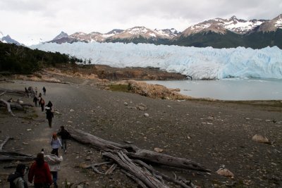 Perito Moreno glacier is located in the Los Glaciares National Park in the south west of Santa Cruz province, Argentina