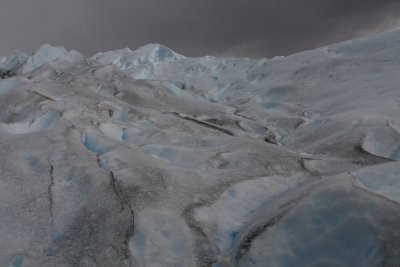 walking on Perito Moreno glacier