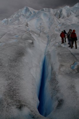 scary crevasses