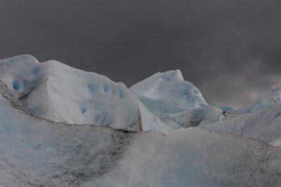 walking on Perito Moreno glacier