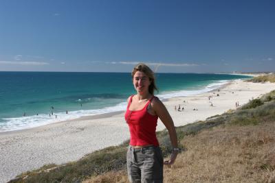 first visit to Western Australian beach